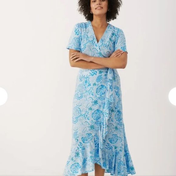 Part Two Midi Wrap Dress - Picture 2 of 8